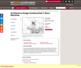 Architecture Design Fundamentals I: Nano-Machines, Fall 2012