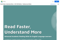 Read Faster, Understand More: Advanced Academic Reading Skills for English Language Learners Compiled by Timothy Krause