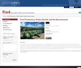 Nutritional Health, Food Production, and the Environment