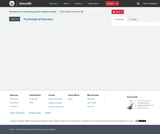 Introduction to Psychology Course Content, Psychological Disorders