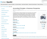 Accounting Principles: A Business Perspective Accounting Principles: A Business Perspective