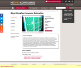 Algorithms for Computer Animation, Fall 2002