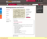 Modeling Dynamics and Control II, Spring 2003
