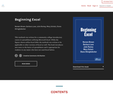 Beginning Excel