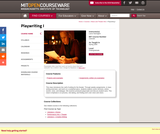 Playwriting I, Spring 2005