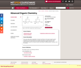 Advanced Organic Chemistry, Spring 2007