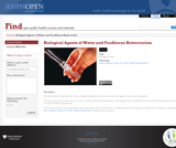 Biological Agents of Water and Foodborne Bioterrorism