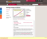 Solving Complex Problems, Fall 2009