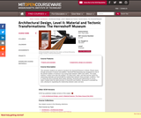 Architectural Design, Level II: Material and Tectonic Transformations: The Herreshoff Museum, Fall 2003