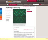 Digital Signal Processing, Spring 2011