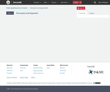 Public Speaking Course Content, Reasoning & Argument