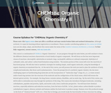 Organic Chemistry II