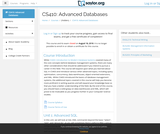 Advanced Databases