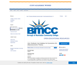 Zero Textbook Cost Syllabus for Economics 201 (Macroeconomic Theory)