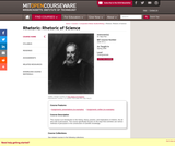 Rhetoric: Rhetoric of Science, Spring 2006