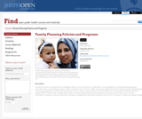 Family Planning Policies and Programs