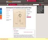 Development of Inventions and Creative Ideas, Spring 2008