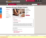 Expository Writing for Bilingual Students, Fall 2002