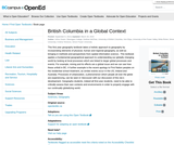 British Columbia in a Global Context British Columbia in a Global Context