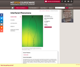 Interfacial Phenomena, Fall 2010