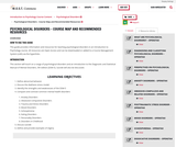 Introduction to Psychology Course Content, Psychological Disorders, Psychological Disorders - Course Map and Recommended Resources
