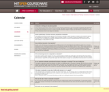 Economics of Education - Calendar