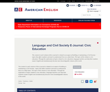 Language & Civil Society: Civic Education