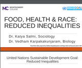 Food, Health & Race: Reduced Inequalities