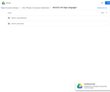 American Sign Language I (ASL 121)