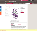 Biochemistry Laboratory, Spring 2009