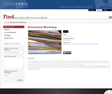 Dissertation Workshop