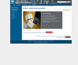 Applied Statistics, Spring 2009