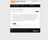 HUM 101 – Intro to Humanities