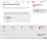Guidelines for Designing Online Courses
